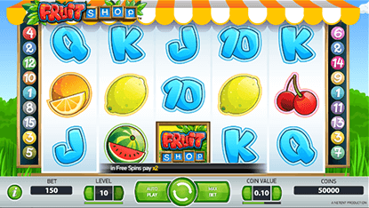 Слот Fruit Shop